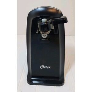 Oster Black Electric Can Opener With Built In Knife Sharpener Tested And Working